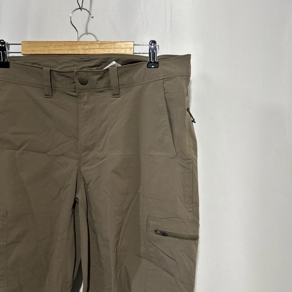 L.L. Bean Cresta 506421 Brown Cargo Stretch Water Resistant Hiking Pants 33x29 - Picture 2 of 12